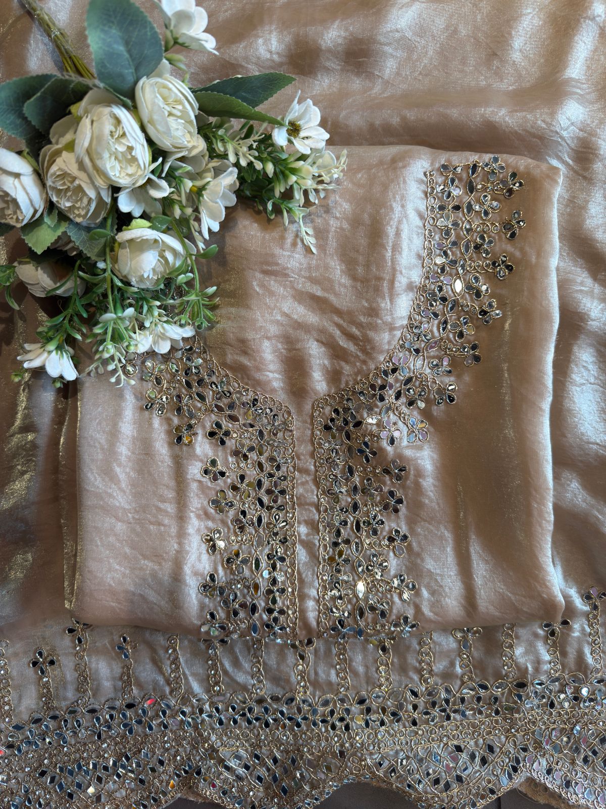 Pure glass tissue shirt